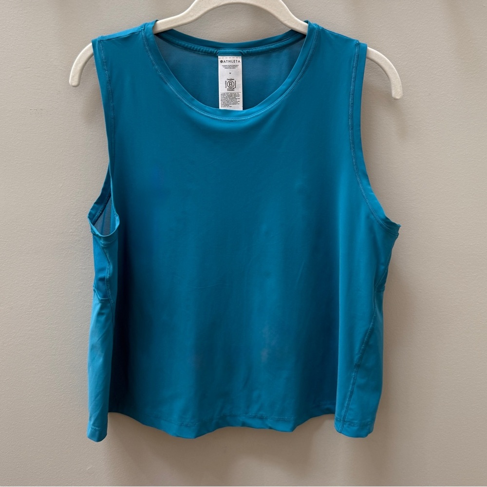 Athleta Tank with Mesh Back M